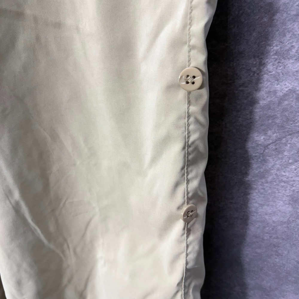 Y2K Nike Wide Leg Lightweight Hiking Pants Womens Size M Tan Gorpcore Utility - Picture 4 of 16